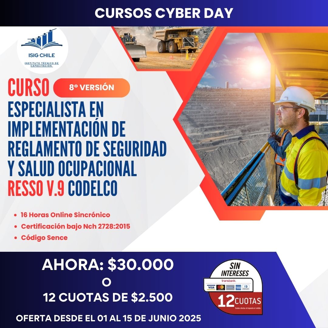 Curso Especialista RESSO CODELCO